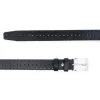 Perforated Leather Belt | Black Full Grain -Belt Shop perforated leather belt black full grain 2