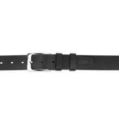 Personalised Mens Leather Belt | Black Full Grain