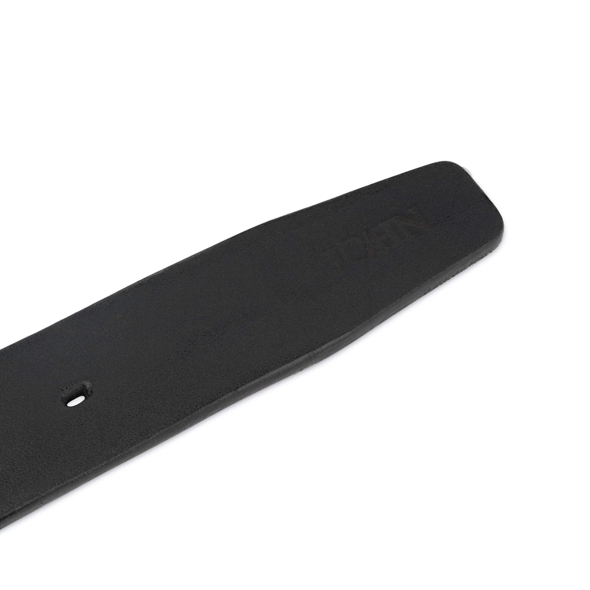 Personalised Mens Leather Belt | Black Full Grain 6 Personalised Mens Leather Belt | Black Full Grain - Image 4