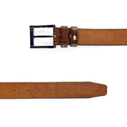 Pure Leather Belt For Men – Brown Embossed -Belt Shop pure leather belt for men brown embossed 351078 2