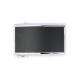 Ratchet Belt Buckle | Nickel Silver Black Plaque