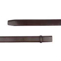 Ratchet Vegan Belt Strap Replacement – Dark Brown 3.5 Cm