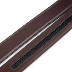 Ratchet Vegan Belt Strap Replacement – Dark Brown 3.5 Cm -Belt Shop ratchet vegan belt strap replacement dark brown 3.5 cm 6