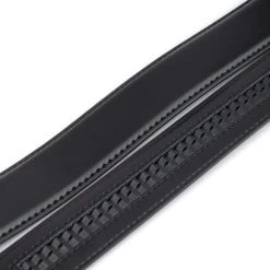 Ratchet Vegan Leather Belt Strap Replacement Black 3.0 Cm -Belt Shop ratchet vegan leather belt strap replacement black 3.0 cm 5