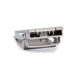 Ratcheting Gray Buckle For Leather Belt 32 Mm -Belt Shop ratcheting gray buckle for leather belt 32 mm 4