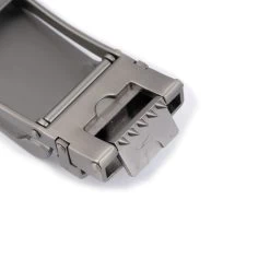 Ratcheting Gray Buckle For Leather Belt 32 Mm -Belt Shop ratcheting gray buckle for leather belt 32 mm 6