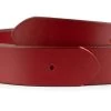 Red Belt Strap For Buckles Replacement – Real Leather 1 1/2 Inch -Belt Shop red belt strap for buckles replacement real leather 1 1 2 inch 2