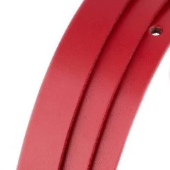 Red Skinny Replacement Leather Belt Strap 1.5 Cm -Belt Shop red skinny replacement leather belt strap 1.5 cm 4