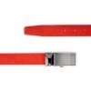 Red Suede Ratchet Belt For Women -Belt Shop red suede ratchet belt for women 2
