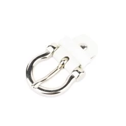 Replacement Belt Buckle | 20 Mm White Silver Horseshoe -Belt Shop replacement belt buckle 20 mm white silver horseshoe 4