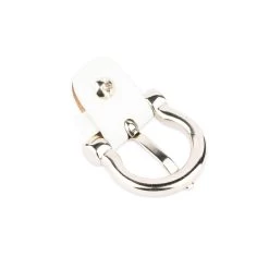 Replacement Belt Buckle | 20 Mm White Silver Horseshoe -Belt Shop replacement belt buckle 20 mm white silver horseshoe 5