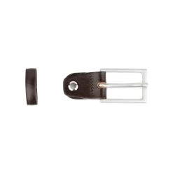 Replacement Belt Buckle | 25 Mm Brown Silver