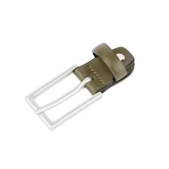 Replacement Belt Buckle | 25 Mm Olive Green Silver