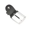 Replacement Belt Buckle | 35 Mm Black Full Grain Silver -Belt Shop replacement belt buckle 35 mm black full grain silver 2