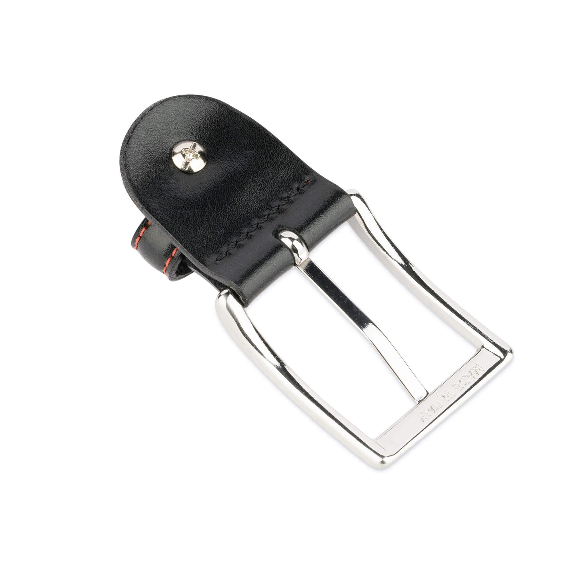 Replacement Belt Buckle | 35 Mm Black Red Silver 4 Replacement Belt Buckle | 35 Mm Black Red Silver - Image 2