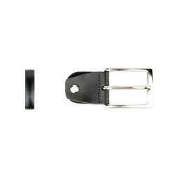 Replacement Belt Buckle | 35 Mm Black Silver