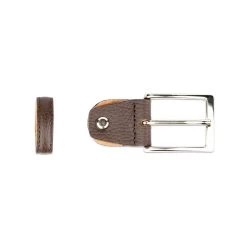 Replacement Belt Buckle | 35 Mm Brown Cow Silver