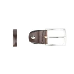 Replacement Belt Buckle | 35 Mm Brown Veg Tan Silver