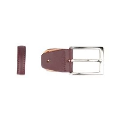 Replacement Belt Buckle | 35 Mm Burgundy Silver