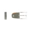Replacement Belt Buckle | 35 Mm Gray Suede Silver -Belt Shop replacement belt buckle 35 mm gray suede silver 2