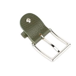 Replacement Belt Buckle | 35 Mm Green Silver -Belt Shop replacement belt buckle 35 mm green silver 3