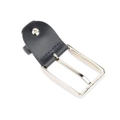 Replacement Belt Buckle | 35 Mm Navy Blue Silver -Belt Shop replacement belt buckle 35 mm navy blue silver 3