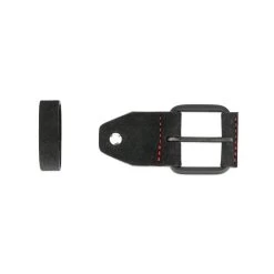Replacement Belt Buckle | 40 Mm Black Suede Covered