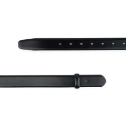 Replacement Black Leather Belt Straps For Mens Buckles 30 Mm