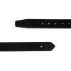 Replacement Black Suede Leather Belt Strap For Buckle 35 Mm