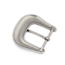 Replacement Silver Cowboy Buckle For Leather Belts 40 Mm -Belt Shop replacement silver cowboy buckle for leather belts 40 mm 4