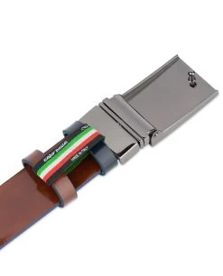 Reversible Mens Belt | Blue Patent Leather With Brown – 3.5cm -Belt Shop reversible mens belt blue patent leather with brown 3.5cm 35usd 6