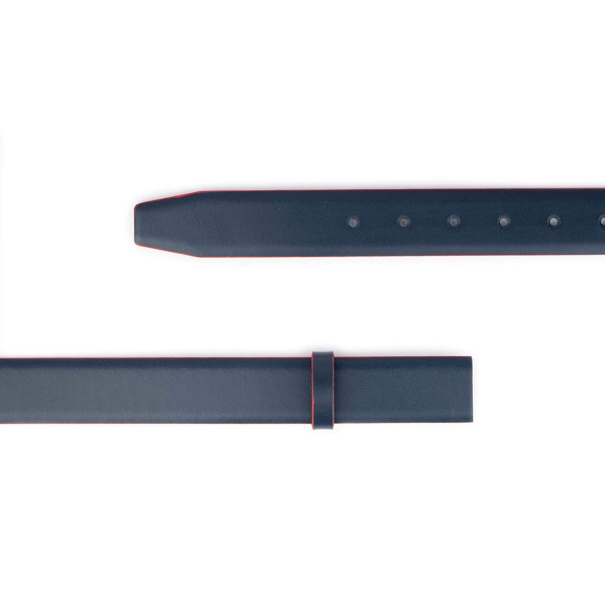 Reversible Mens Belt Strap | Blue Light Gray 35 Mm 4 Reversible Mens Belt Strap | Blue Light Gray 35 Mm - Image 2