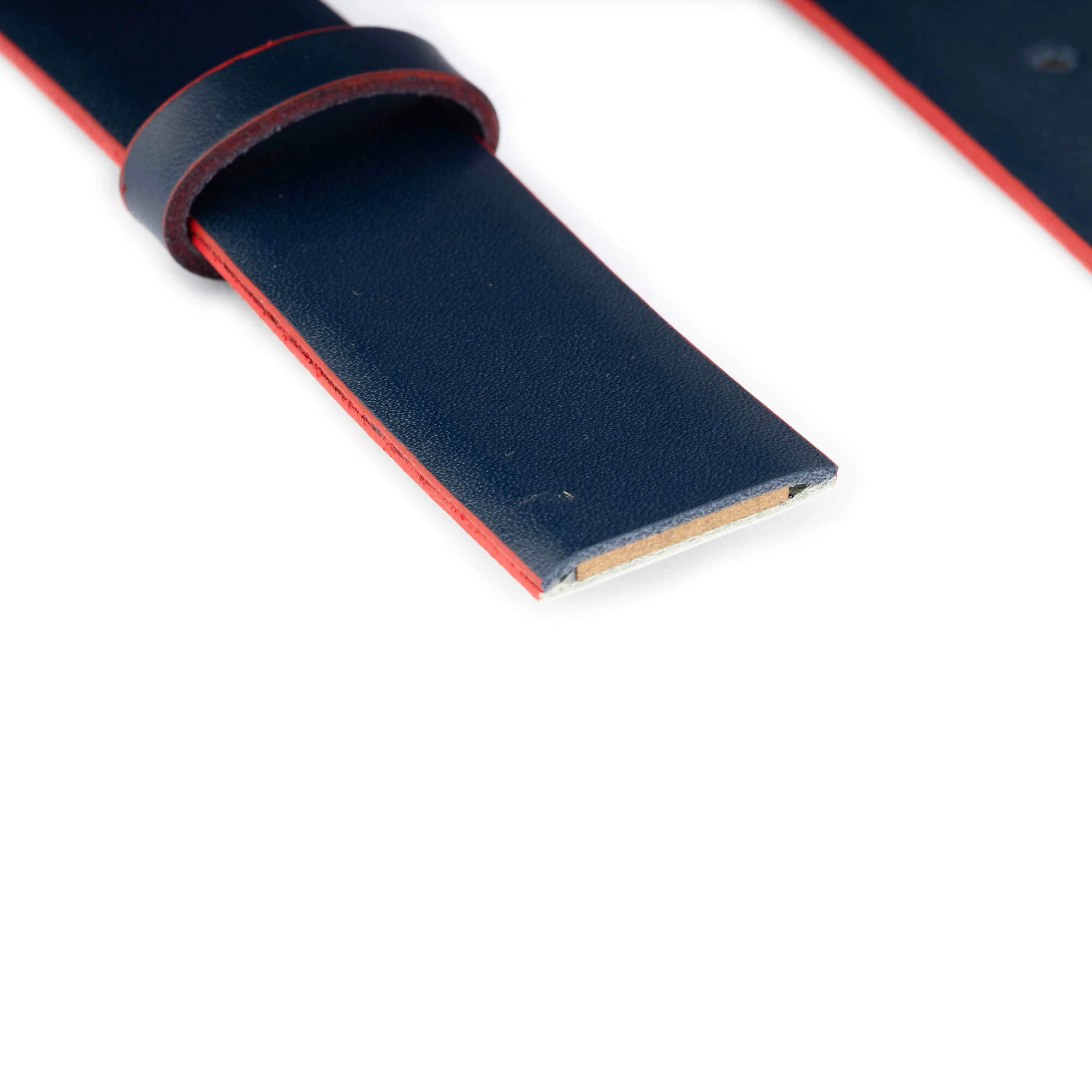 Reversible Mens Belt Strap | Blue Light Gray 35 Mm 5 Reversible Mens Belt Strap | Blue Light Gray 35 Mm - Image 3