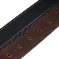 Reversible Mens Belt Strap For Buckles Black Brown 35 Mm -Belt Shop reversible mens belt strap for buckles black brown 35 mm 5 rotated 1