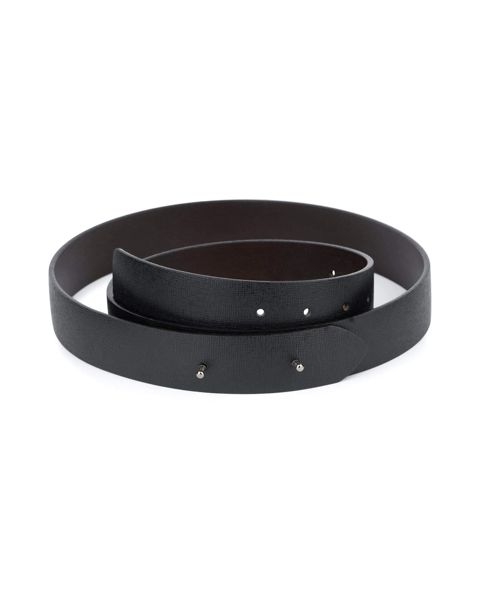 Reversible Mens Belt Without Buckle 3.5 Cm 5 Reversible Mens Belt Without Buckle 3.5 Cm - Image 3