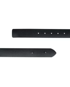 Reversible Saffiano Leather Belt Without Buckle