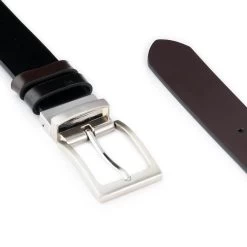 Reversible Vegan Belt Mens Black Brown 3.5 Cm 15 Reversible Vegan Belt Mens Black Brown 3.5 Cm -Belt Shop reversible vegan belt mens black brown 3.5 cm 6