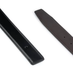 Reversible Vegan Leather Belt Strap With Hole For Buckle 12 Reversible Vegan Leather Belt Strap With Hole For Buckle -Belt Shop reversible vegan leather belt strap with hole for buckle 4