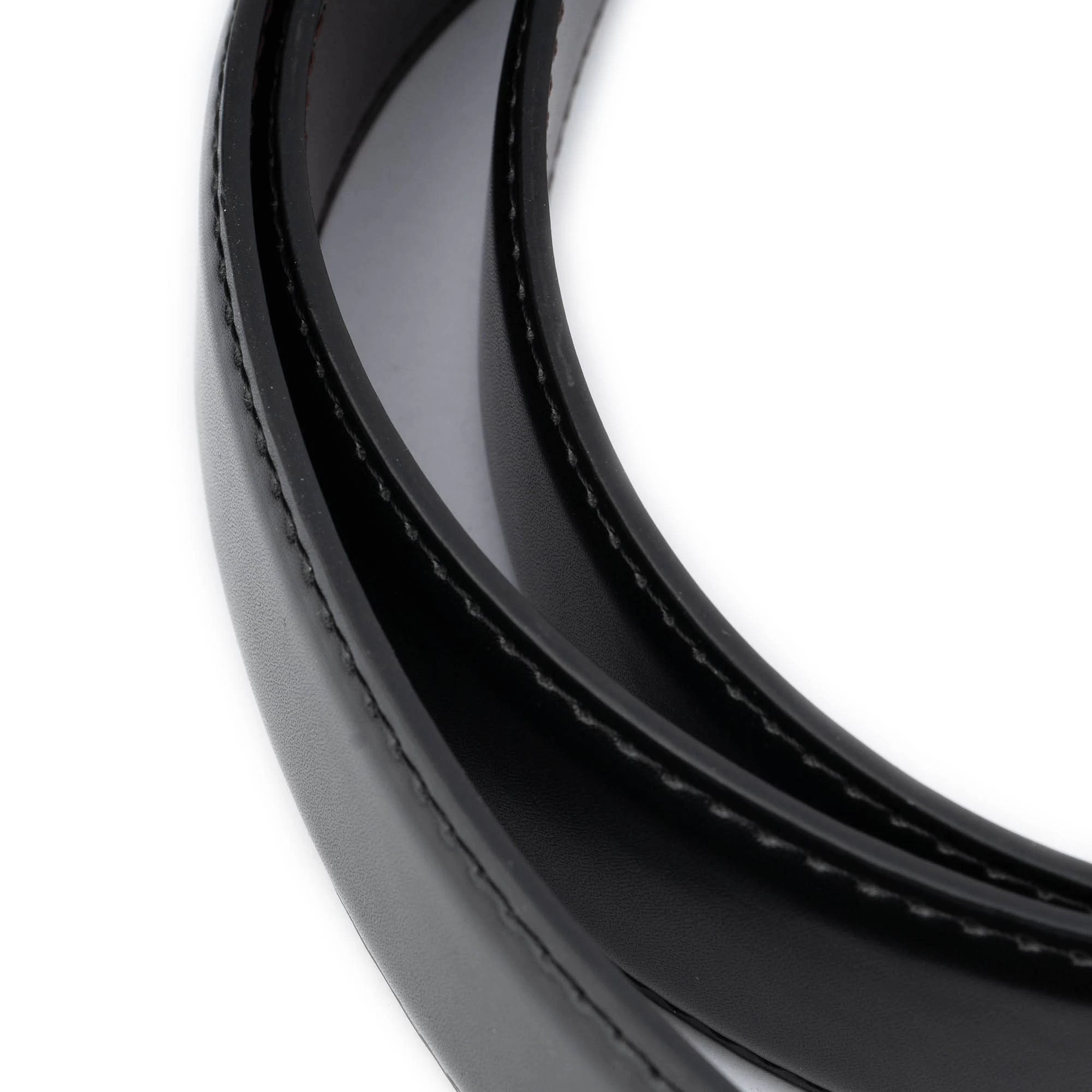 Reversible Vegan Leather Belt Strap With Hole For Buckle 8 Reversible Vegan Leather Belt Strap With Hole For Buckle - Image 6