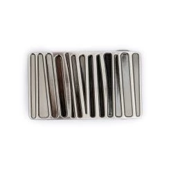 Silver Belt Buckle For Men | Gunmetal 1 1/2 Inch