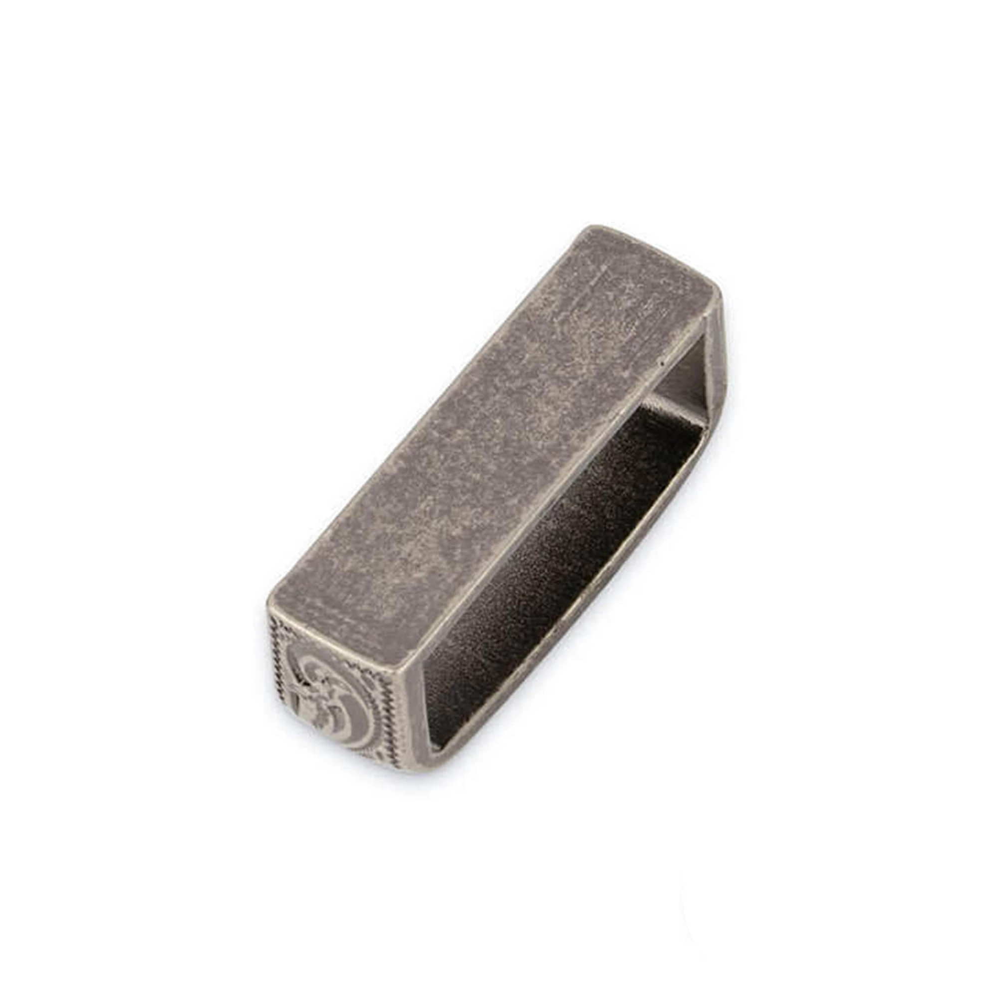 Silver Metal Belt Loop 1 3/8 Inch 6 Silver Metal Belt Loop 1 3/8 Inch - Image 4