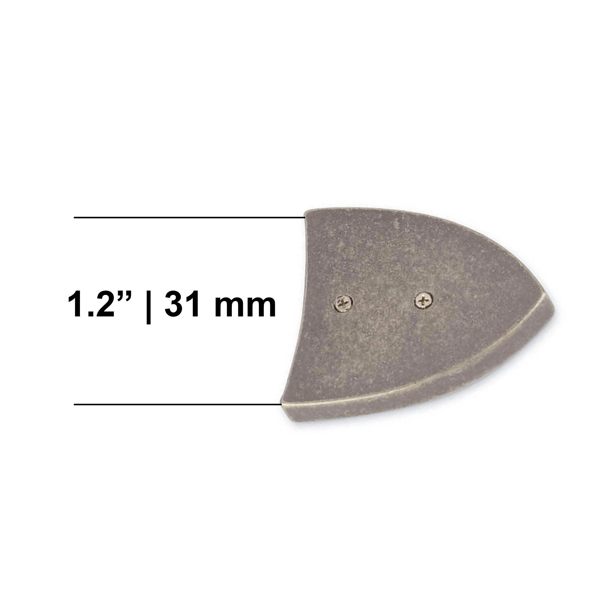 Silver Metal End Belt Tip 31 Mm 6 Silver Metal End Belt Tip 31 Mm - Image 4