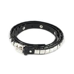 Silver Pyramid Studded Belt With Gift Box -Belt Shop silver pyramid studded belt with gift box 6