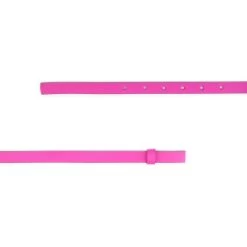Skinny Pink Leather Belt Strap Replacement 1.5 Cm -Belt Shop skinny pink leather belt strap replacement 1.5 cm 2