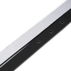 Skinny Silver Leather Belt Strap For Ladies Buckles 15 Mm -Belt Shop skinny silver leather belt strap for ladies buckles 15 mm 4