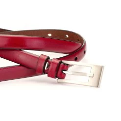Skinny Womens Burgundy Belt For Dress -Belt Shop skinny womens burgundy belt for dress 4