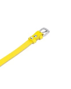 Skinny Womens Yellow Belt 15 Mm 8 Skinny Womens Yellow Belt 15 Mm -Belt Shop skinny womens yellow belt 15 mm 1
