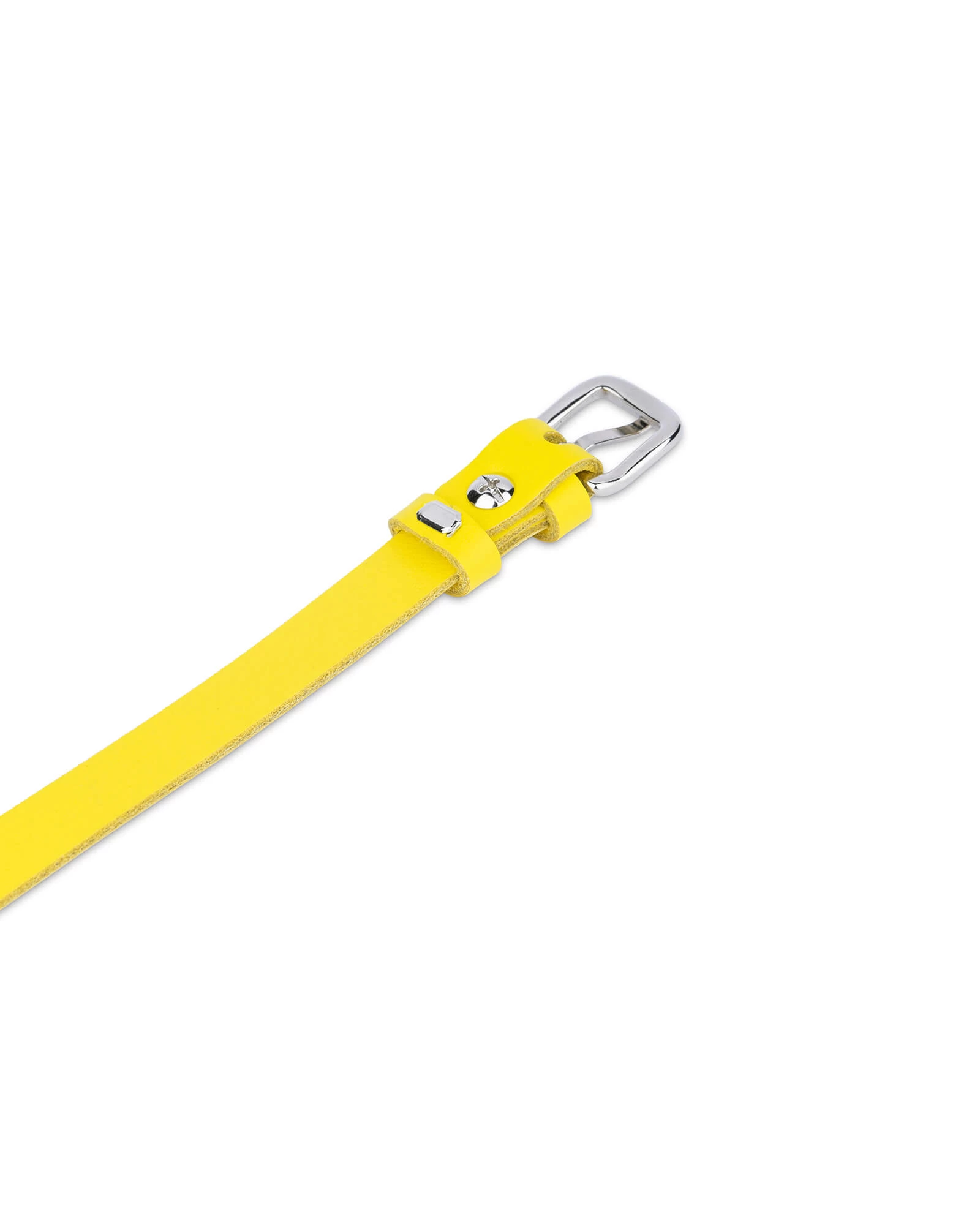 Skinny Womens Yellow Belt 15 Mm 5 Skinny Womens Yellow Belt 15 Mm - Image 3