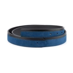 Stylish Blue Suede Mens Belt Strap Replacement -Belt Shop stylish blue suede mens belt strap replacement 1 28 42 usd29 BLUSUE35BLAHOL
