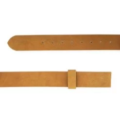 Tan Crazy Horse Leather Strap For Belt Replacement 4.0 Cm